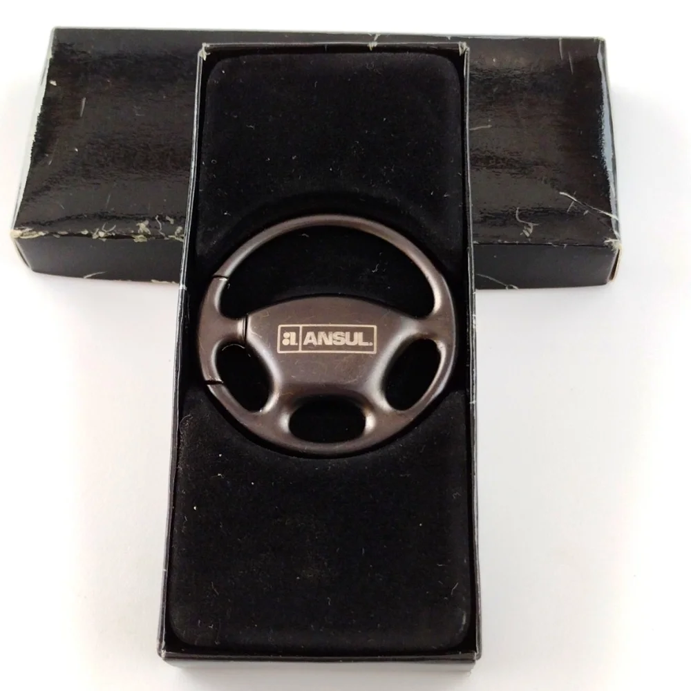 Ansul Advertising Keyring Steering Wheel Shape